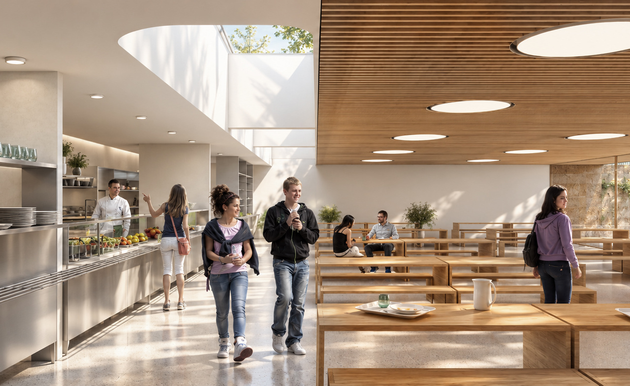 Restaurant du Lycée de Lacapelle Marival (46) - concours 2016 - aafm